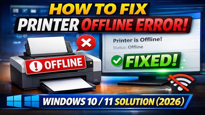 How to Fix Epson Printer Offline Error in Windows 11?