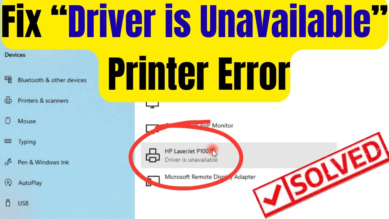 How to fix Printer Driver Errors?